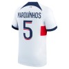 Camiseta de fútbol Paris Saint-Germain Marquinhos 5 Segunda Equipación 23-24 - Hombre